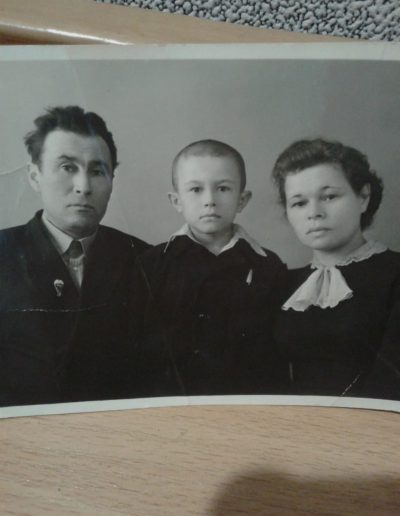 Сергей Ануфриевич жена Алла и сын Анатолий